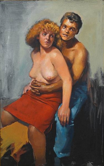 Project 16, Sexual Behaviour Marie (Mark) & Sara, No.24, Lovers by Robert O. Lenkiewicz